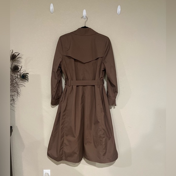 London Fog VINTAGE Trench coat double breasted khaki / 12 Reg - Picture 3 of 6